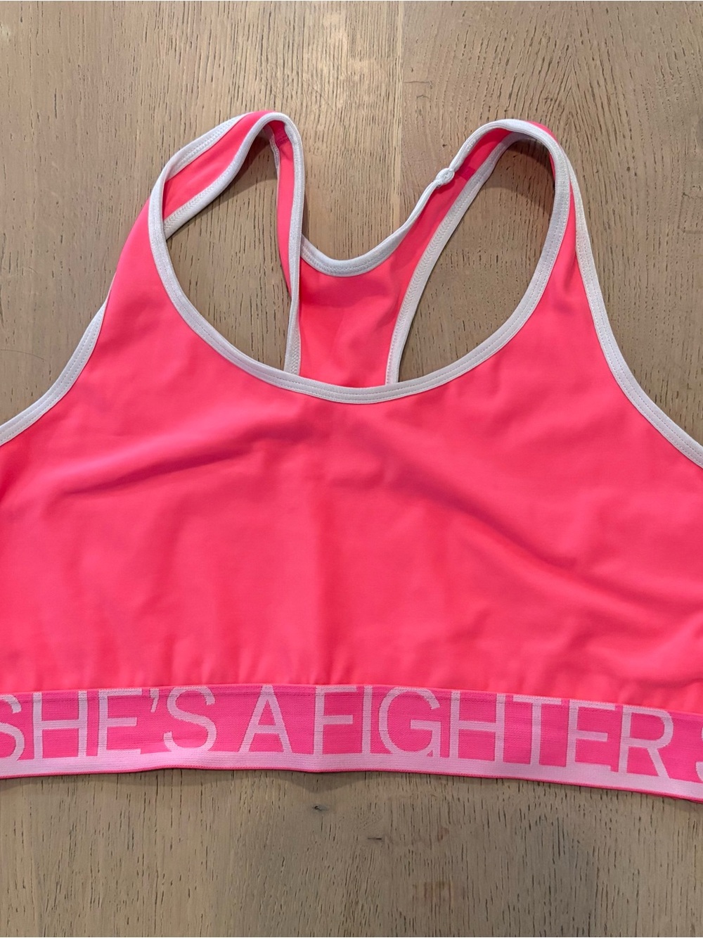Under Armour Pink & Neon Green Racerback Sports Bras – Pack of 3 - Picture 4 of 7